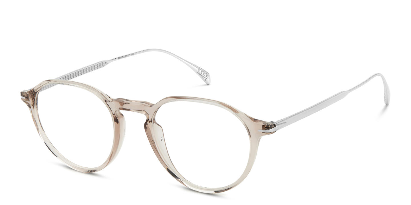 DAVID BECKHAM Panthos Eyeglasses in Mud – Product Photo 1