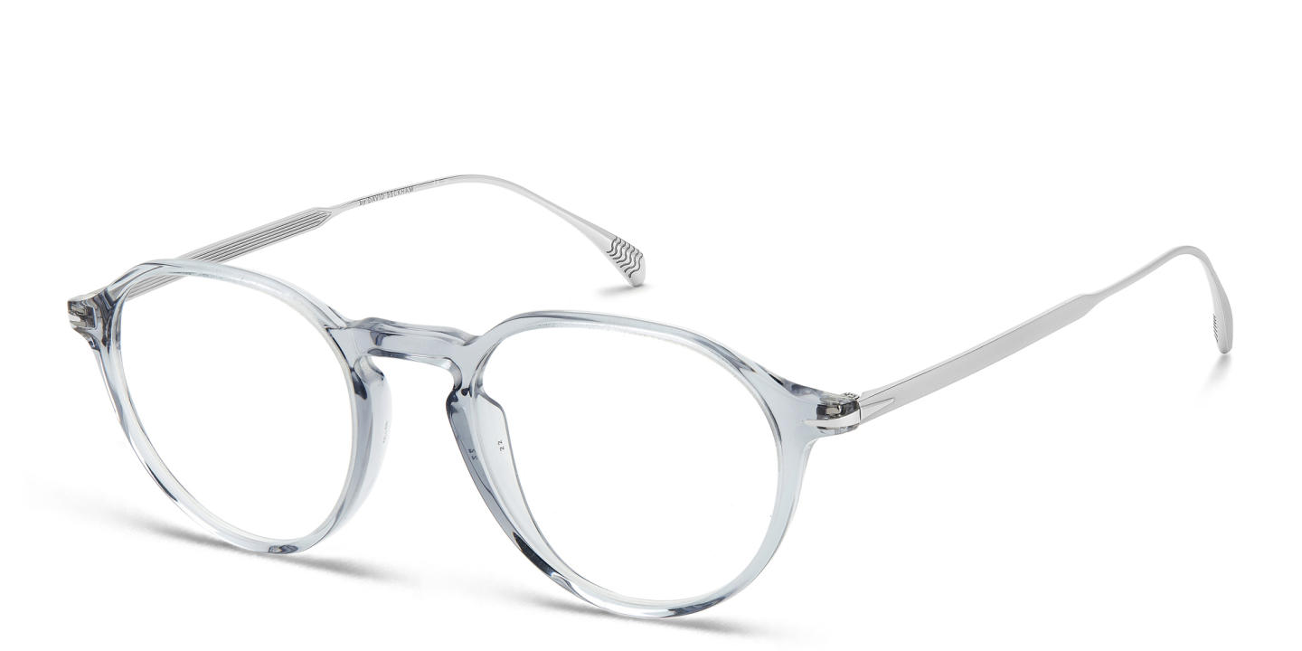 DAVID BECKHAM Panthos Eyeglasses in Grey Ruthenium – Product Photo 1