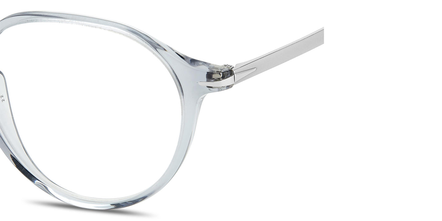 DAVID BECKHAM Panthos Eyeglasses in Grey Ruthenium – Product Photo 3
