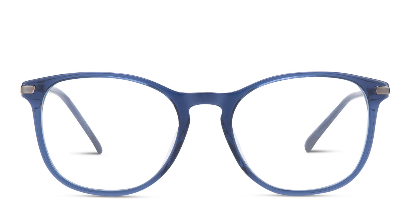 EYE'M Round Eyeglasses in Blue – Product Photo 0
