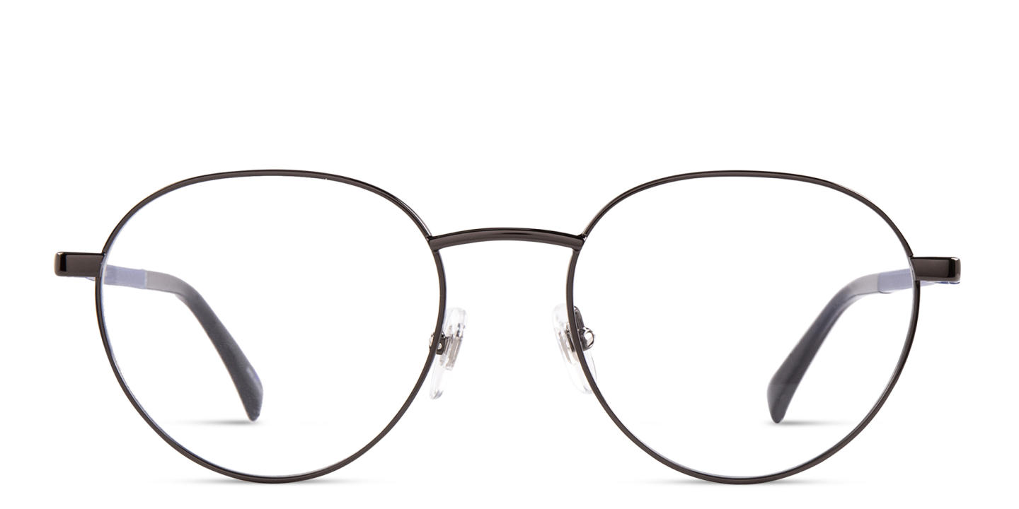 EYE'M Round Eyeglasses in Gunmetal – Product Photo 0