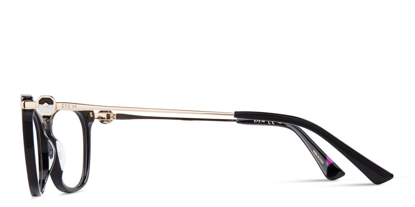 EYE'M Cat-Eye Eyeglasses in Black – Product Photo 2