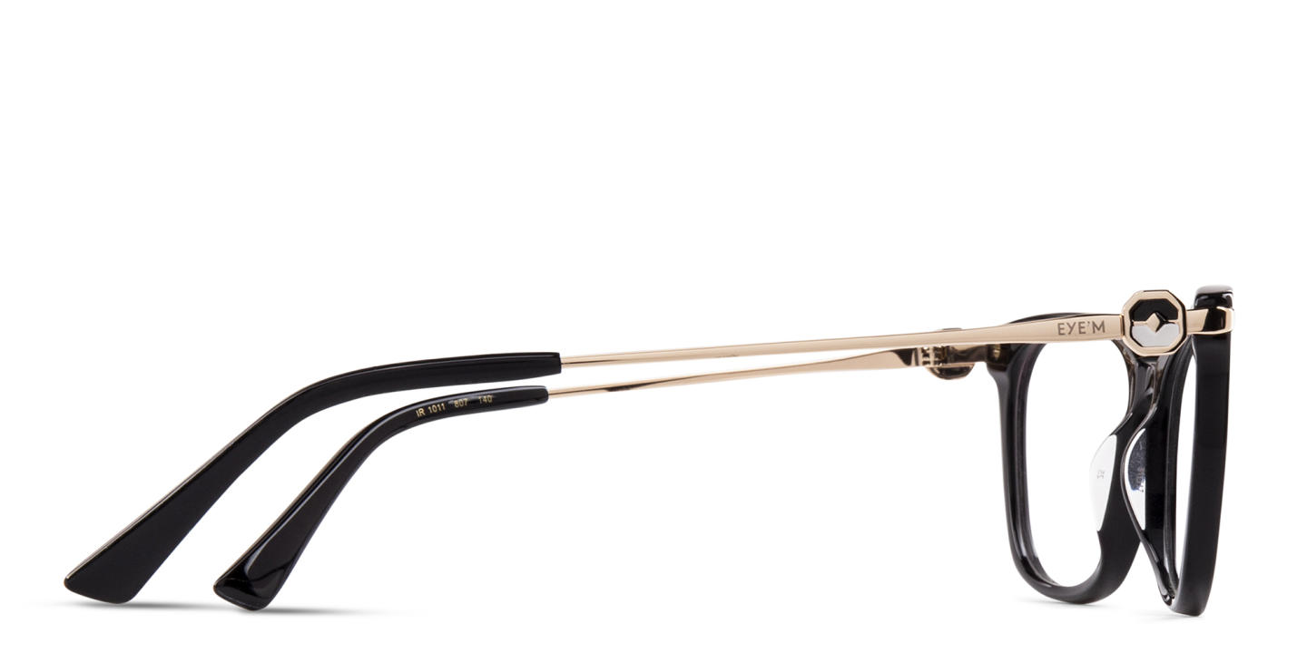 EYE'M Cat-Eye Eyeglasses in Black – Product Photo 3