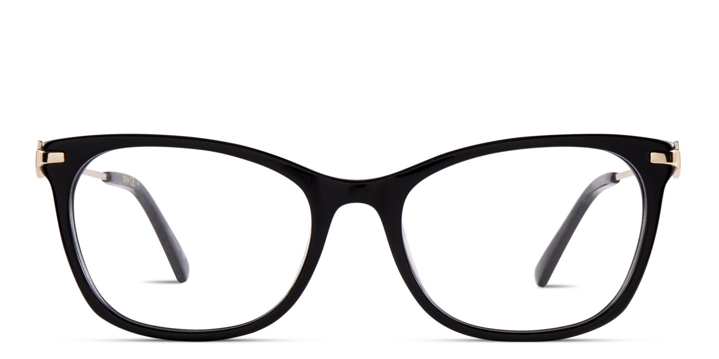 EYE'M Cat-Eye Eyeglasses in Black Gold – Product Photo 0