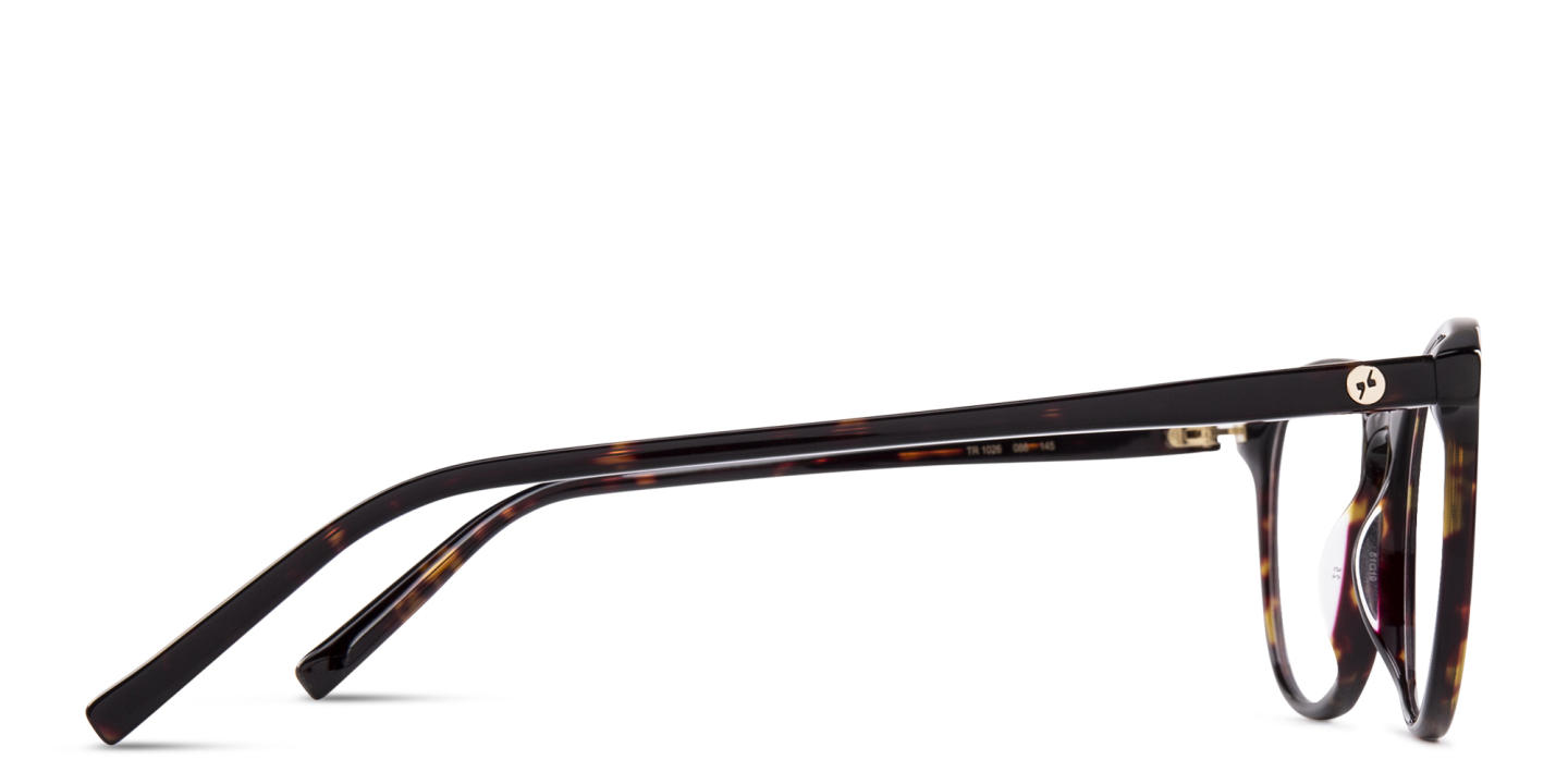 Shop EYE'M Round Eyeglasses in Brown online.