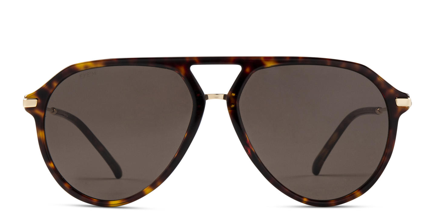 EYE'M Aviator Sunglasses in Havana – Product Photo 0