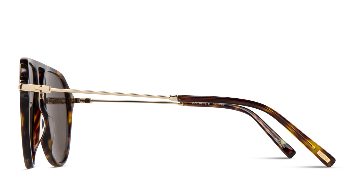 EYE'M Aviator Sunglasses in Havana – Product Photo 2