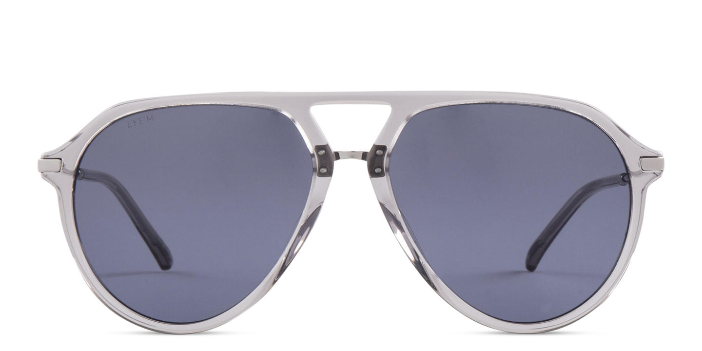 EYE'M Aviator Sunglasses in Grey – Product Photo 0