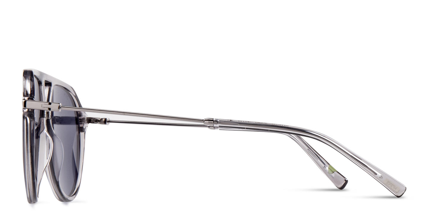 EYE'M Aviator Sunglasses in Grey – Product Photo 2