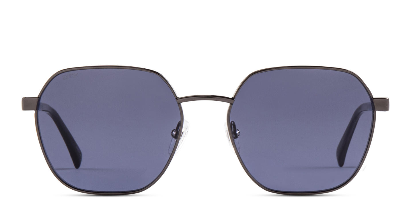 Shop EYE'M Irregular Sunglasses in Silver online.