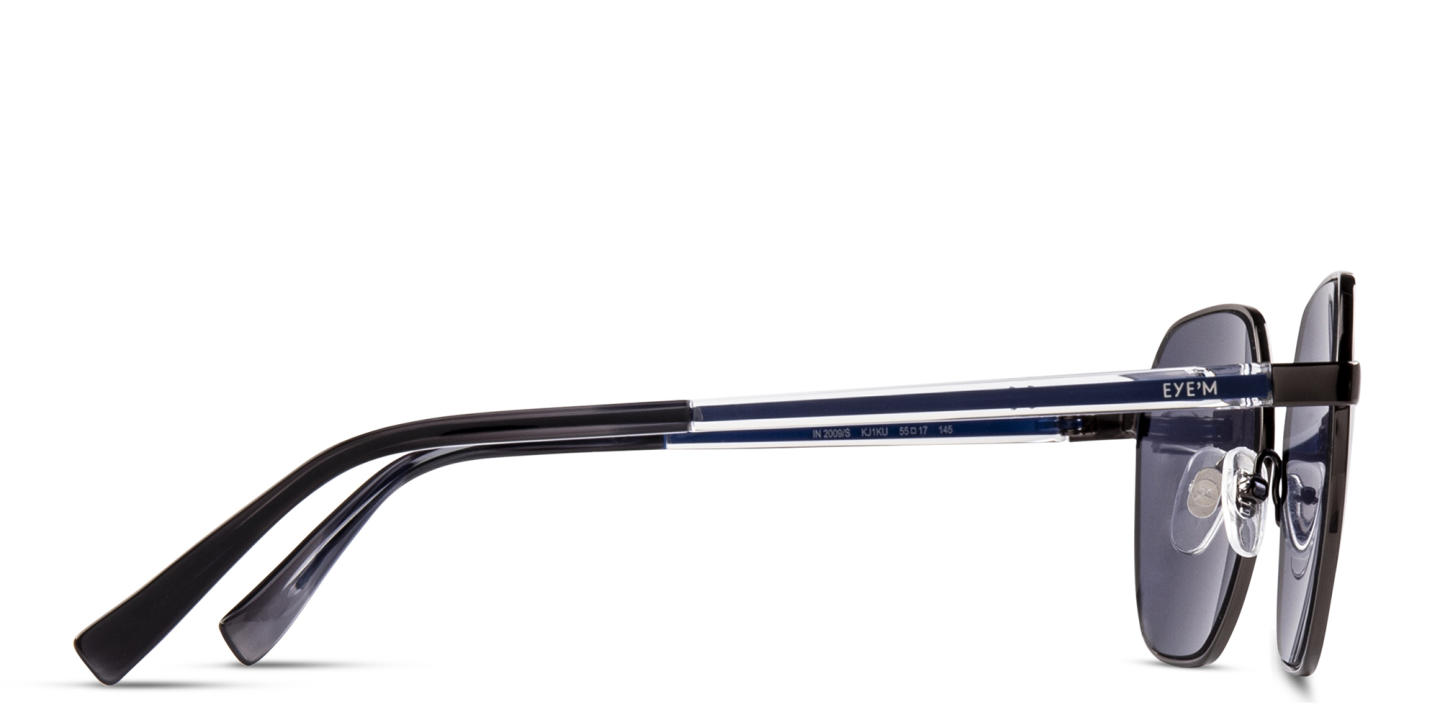 EYE'M Irregular Sunglasses in Silver – Product Photo 3