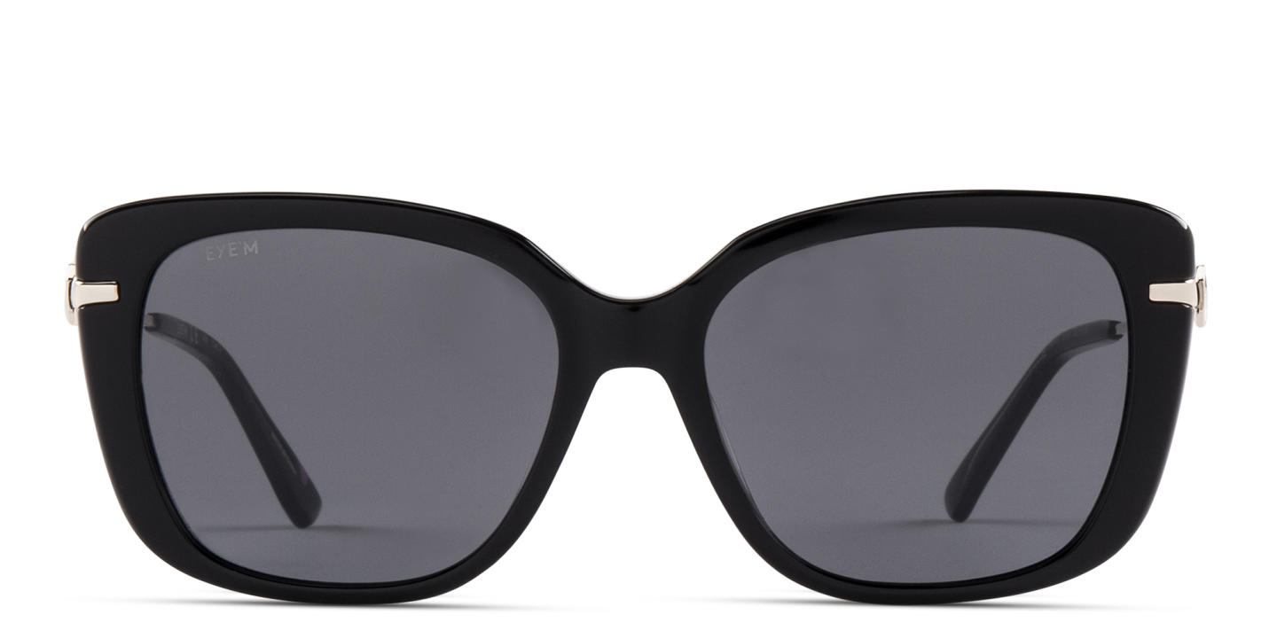 EYE'M Square Sunglasses in Black – Product Photo 0