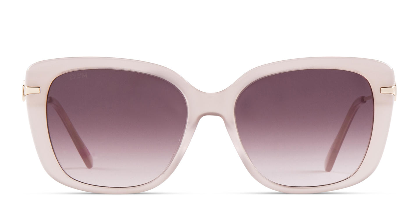 EYE'M Square Sunglasses in Nude – Product Photo 0