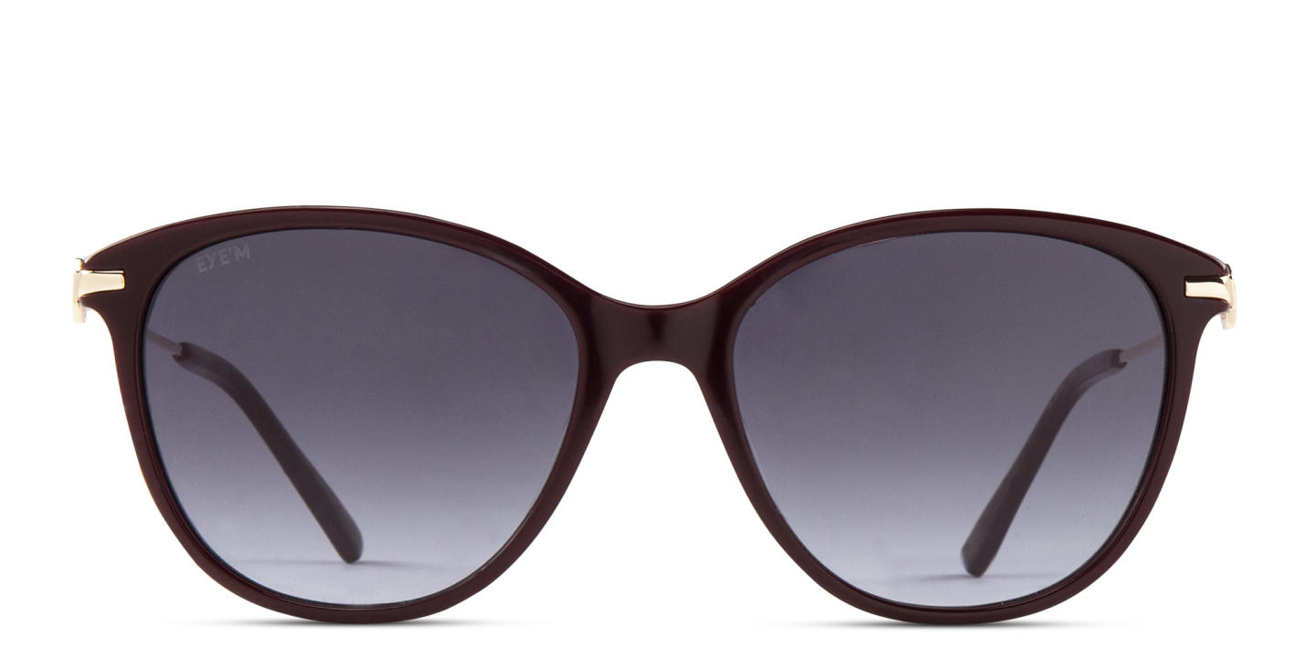 EYE'M Cat-Eye Sunglasses in Red – Product Photo 0