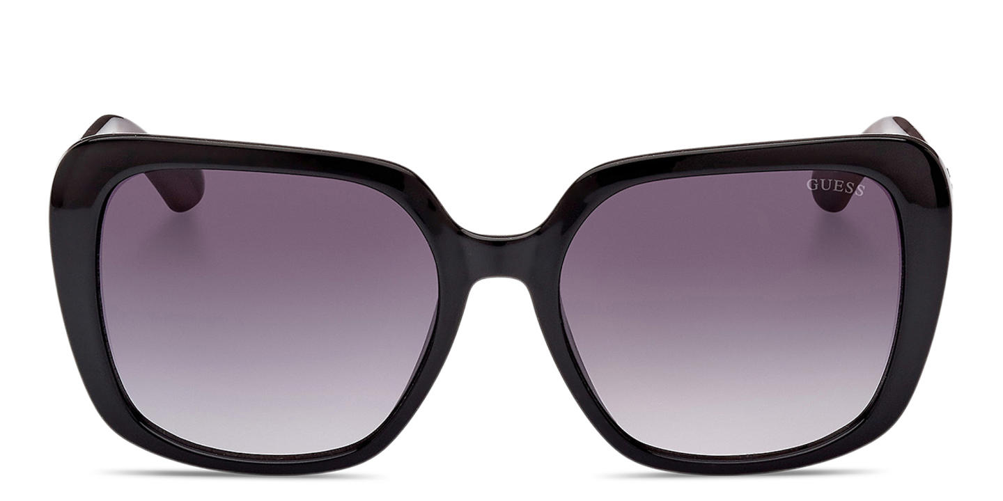 Shop Guess G Logo Oversized Square Sunglasses in Black online.