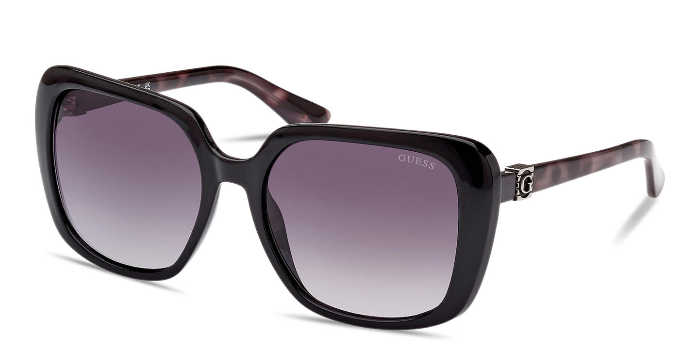 Shop Guess G Logo Oversized Square Sunglasses in Black online.
