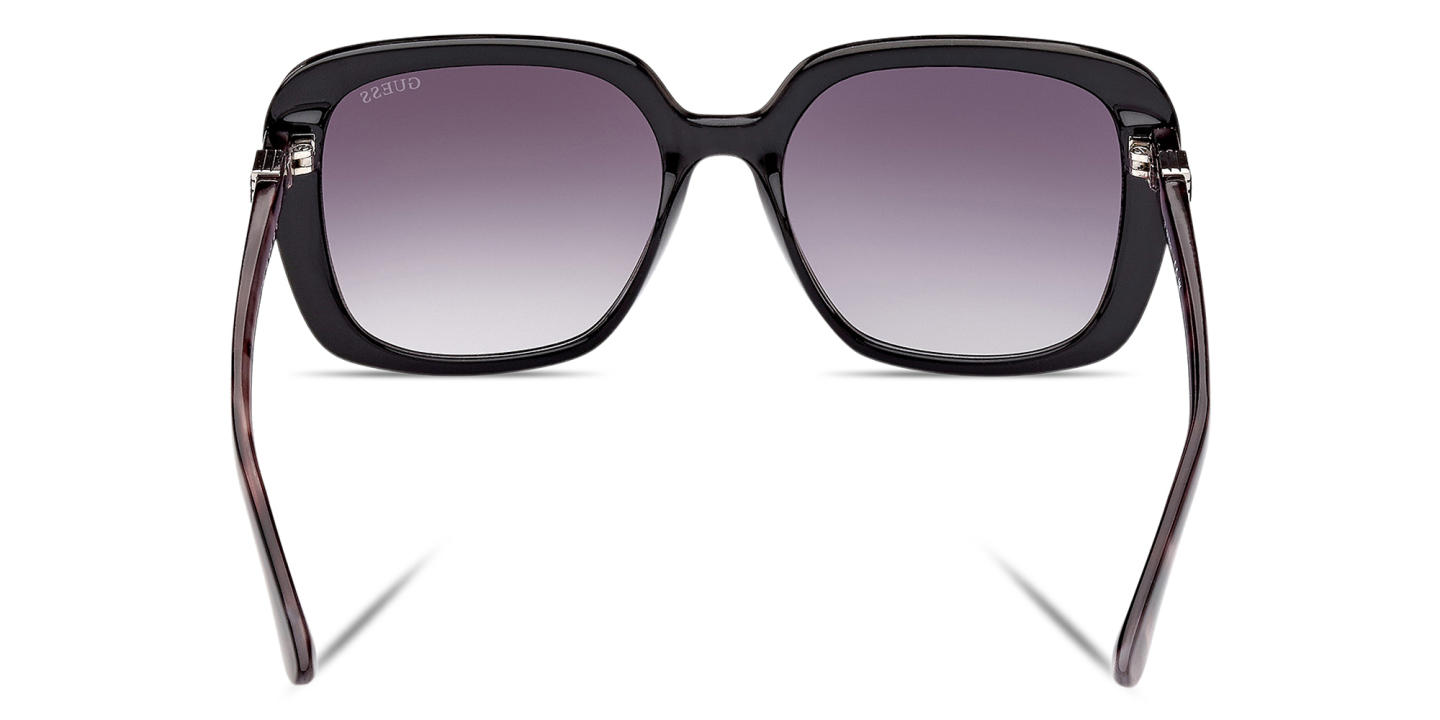 Shop Guess G Logo Oversized Square Sunglasses in Black online.