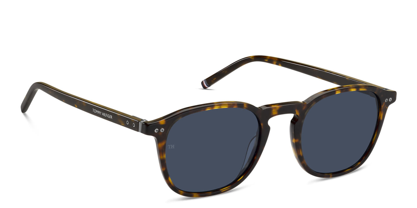 Tommy Hilfiger Round Sunglasses in Havana – Product Photo 2