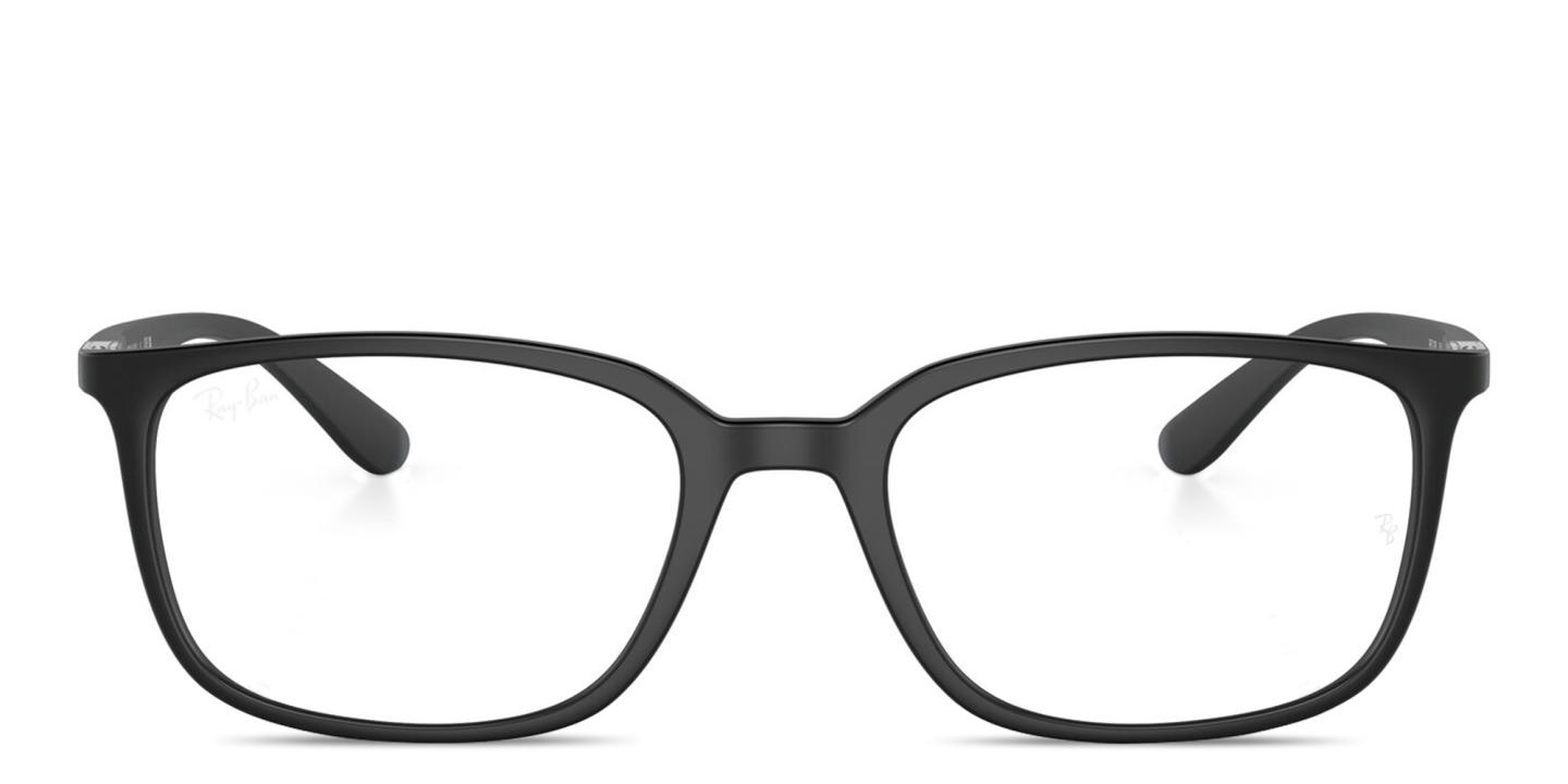 Ray-Ban Optics Unisex Pillow Eyeglasses in Shiny Black – Product Photo 0