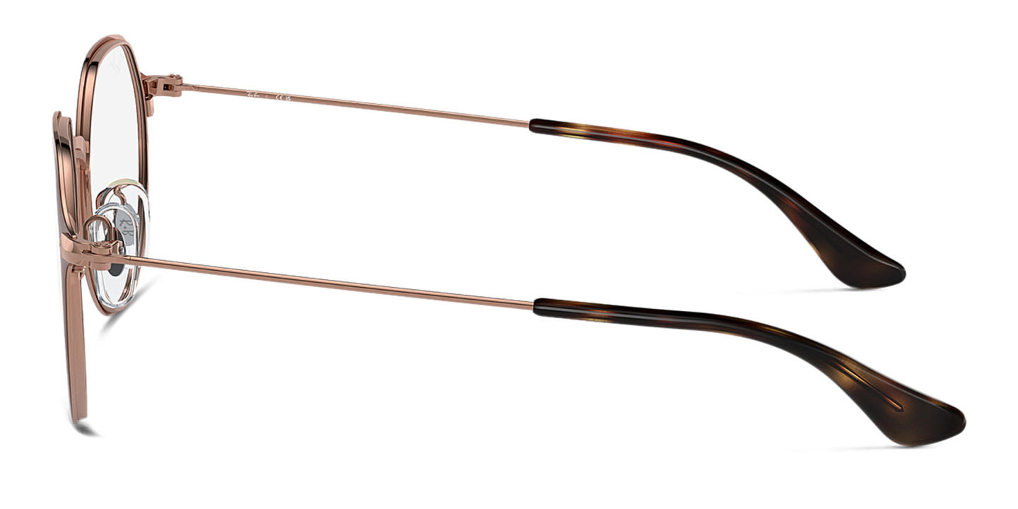 Ray-Ban Junior Jack Optics Kids Irregular Eyeglasses in Brown – Product Photo 2