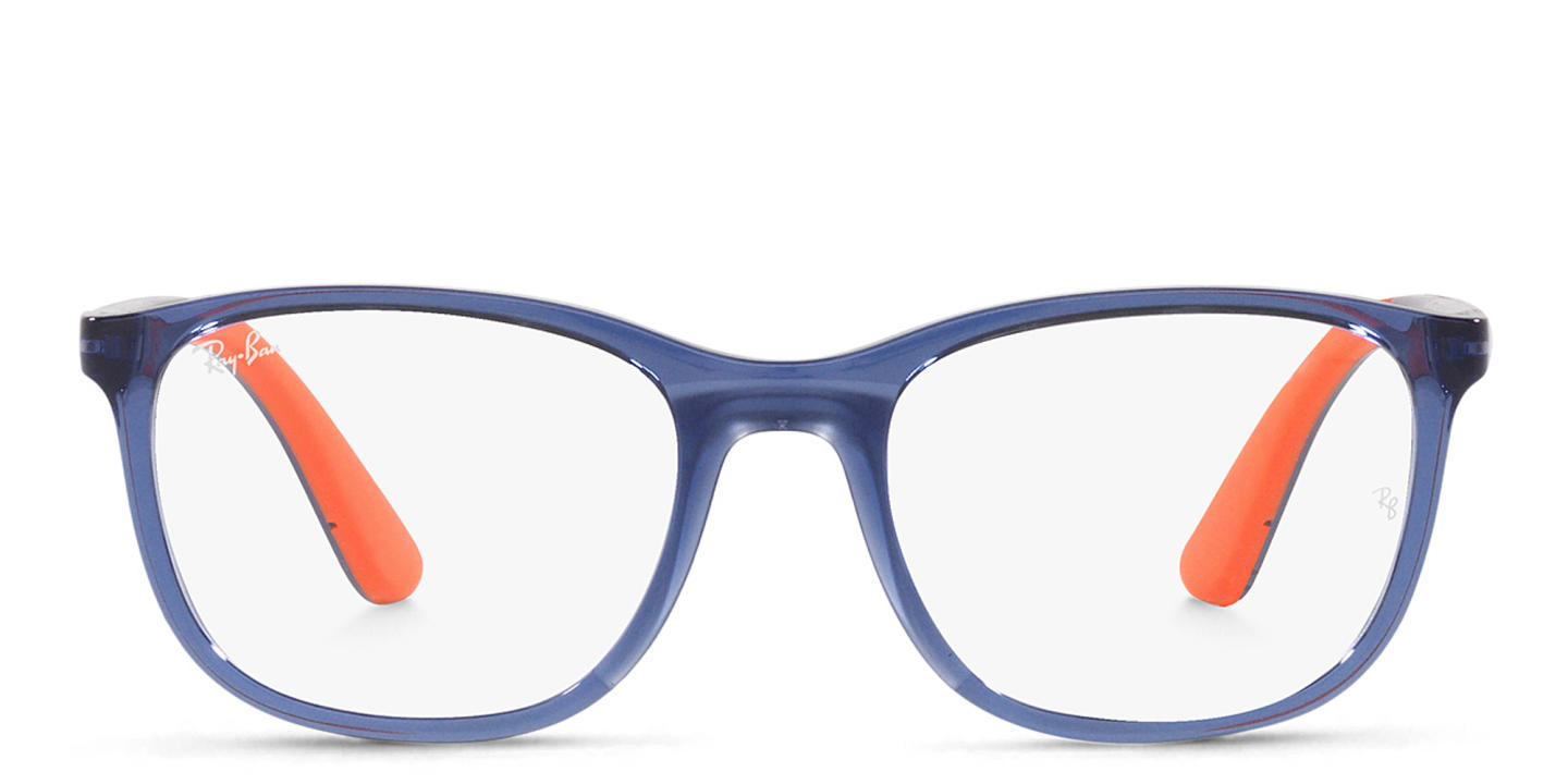 Ray-Ban Junior Kids Pillow Eyeglasses in Blue – Product Photo 0