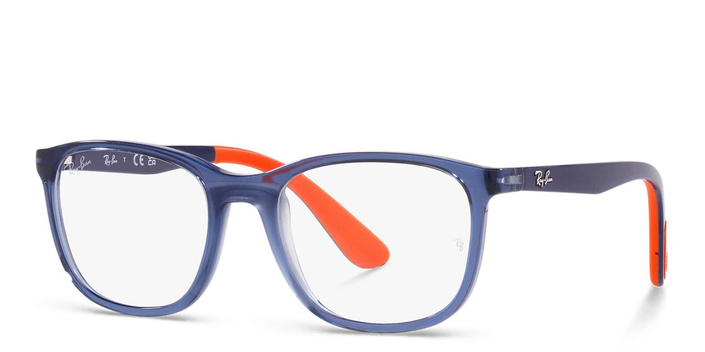 Ray-Ban Junior Kids Pillow Eyeglasses in Blue – Product Photo 1