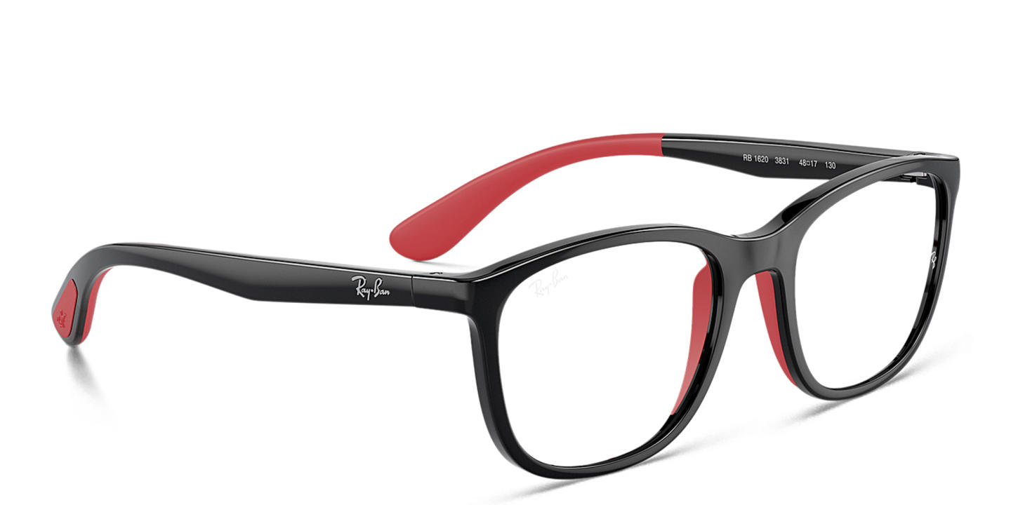 Ray-Ban Junior Kids Pillow Eyeglasses in Black – Product Photo 3