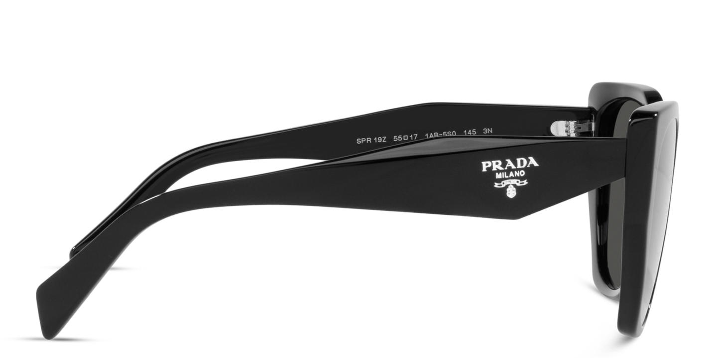 Shop PRADA Pillow Sunglasses in Black online.