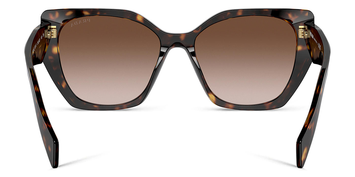 Shop PRADA Pillow Sunglasses in Tortoise online.