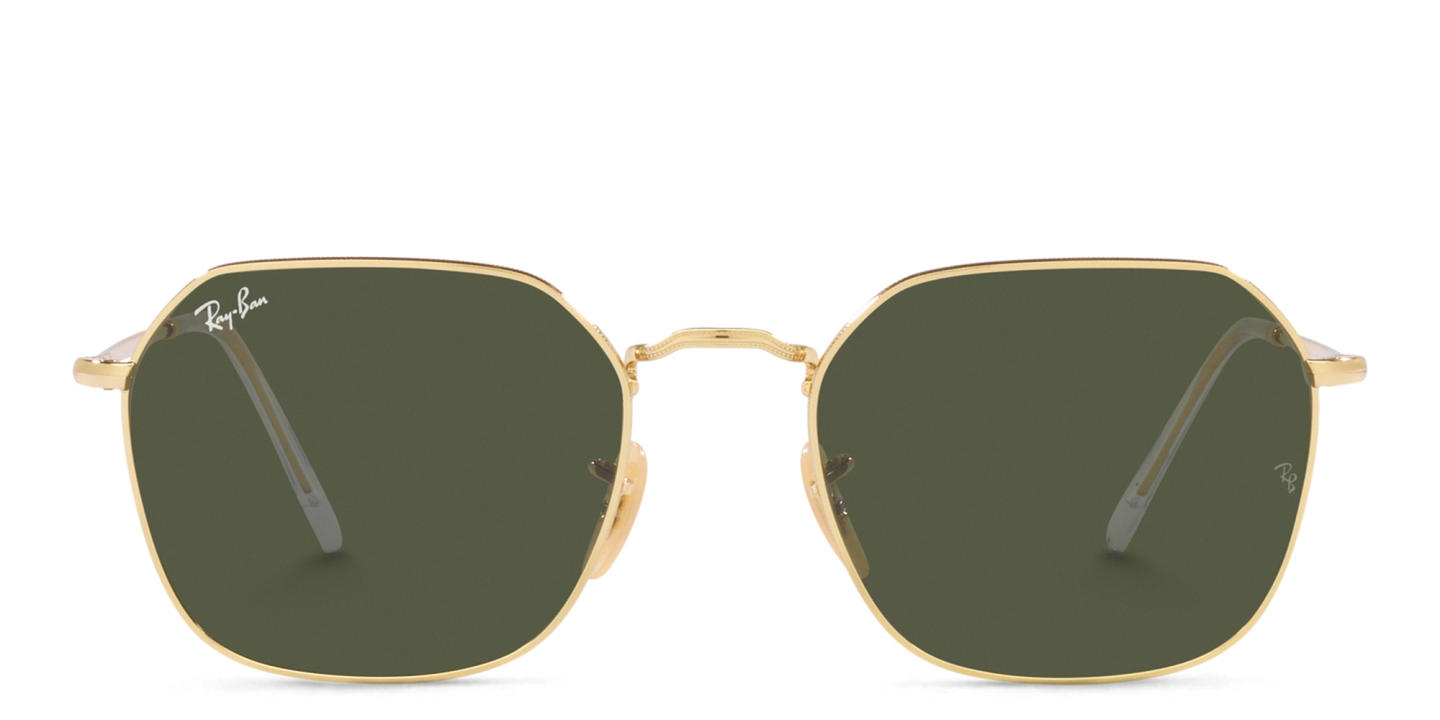 Ray-Ban Jim Unisex Irregular Sunglasses in Gold – Product Photo 0