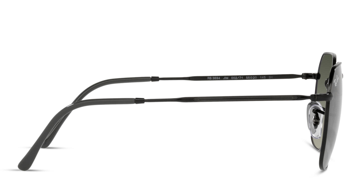 Ray-Ban Jim Unisex Irregular Sunglasses in Black – Product Photo 3