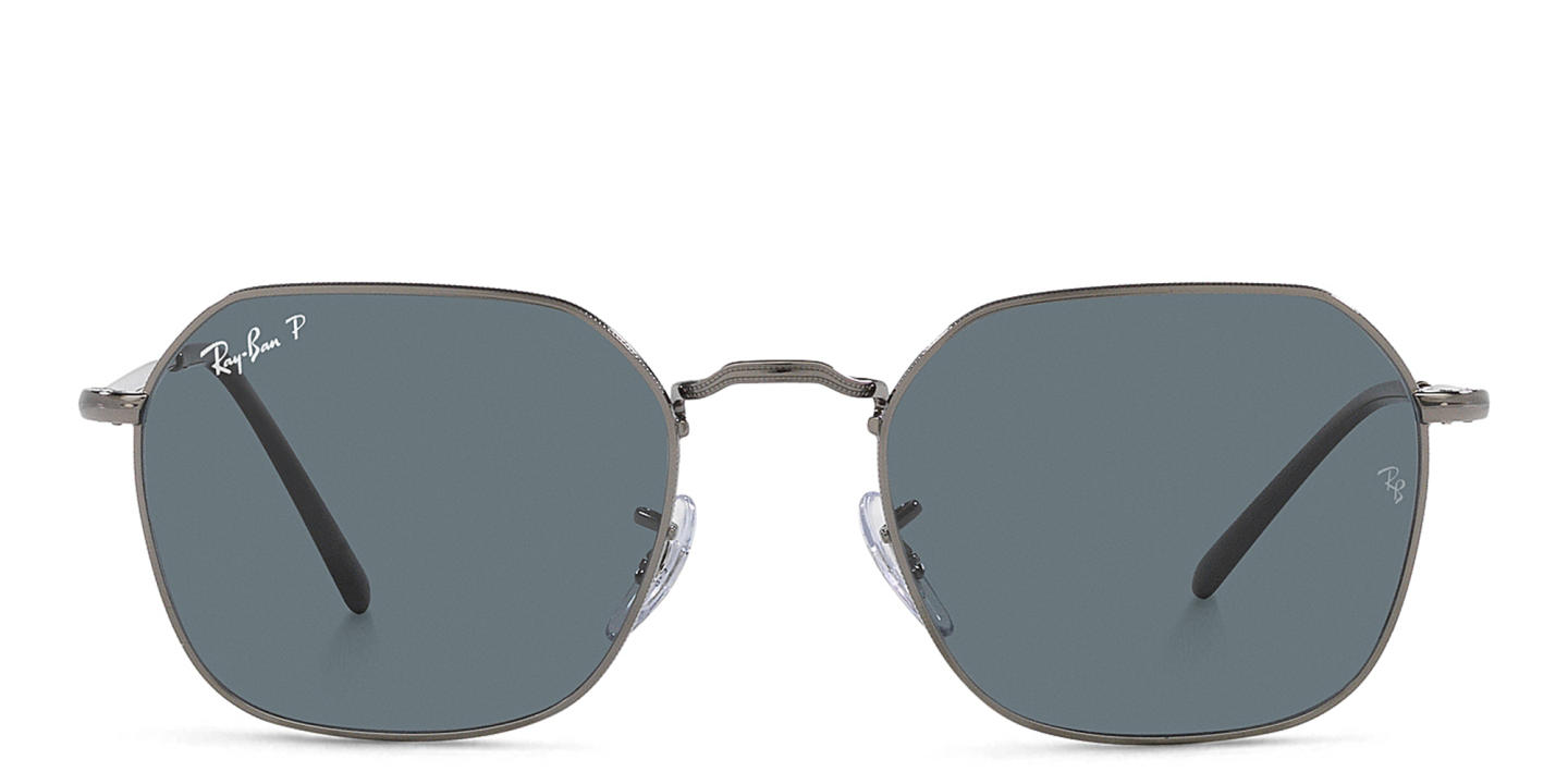Shop Ray-Ban Unisex Irregular Sunglasses in Gunmetal online.