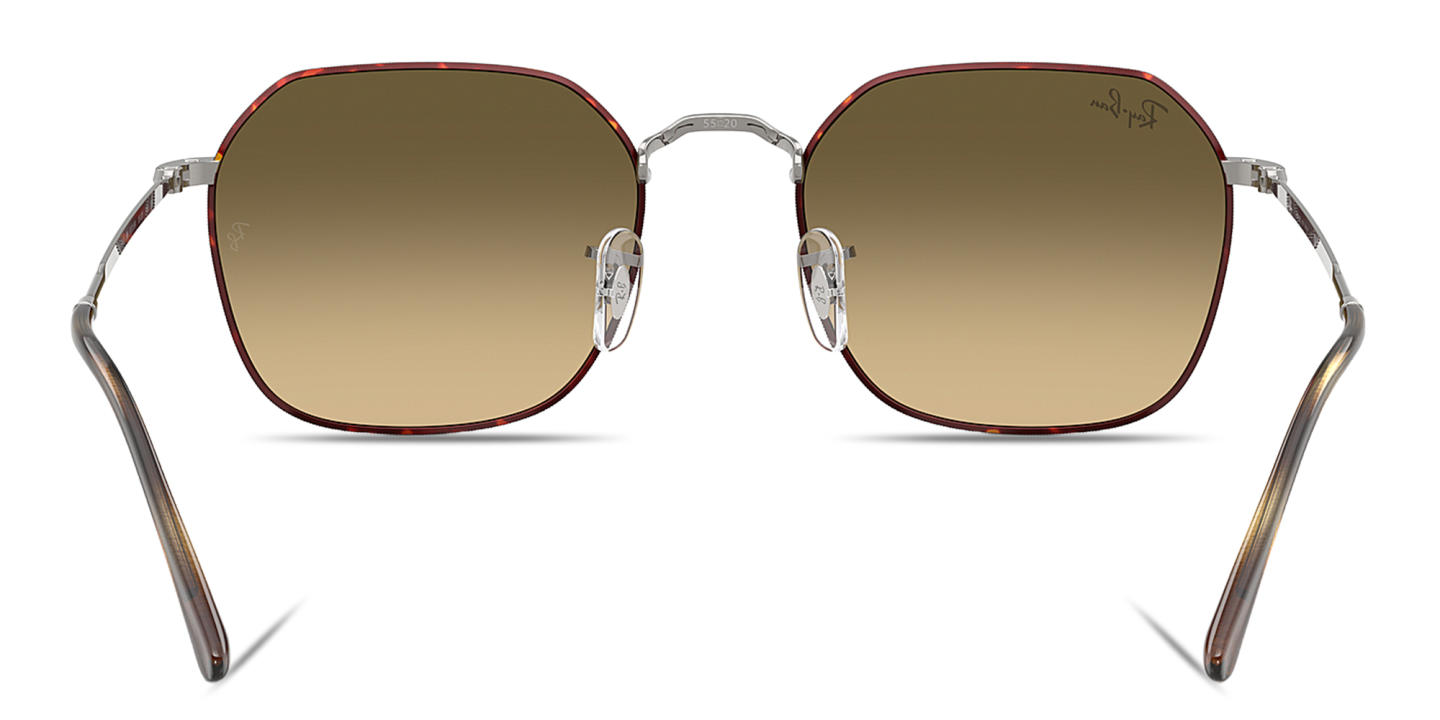 Ray-Ban Jim Unisex Irregular Sunglasses in Havana On Gunmetal – Product Photo 3