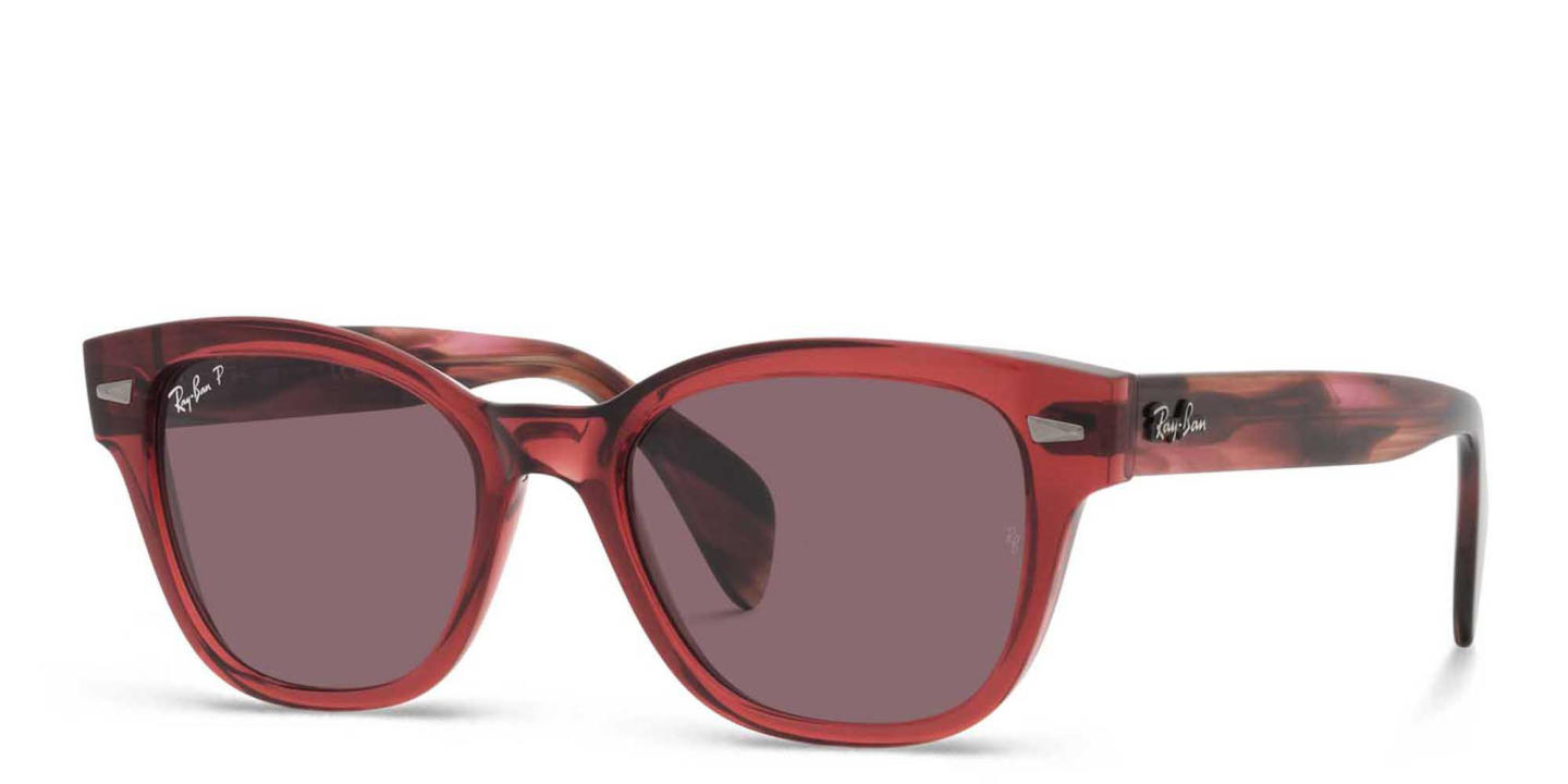 Ray-Ban Unisex Square Sunglasses in Pink – Product Photo 1