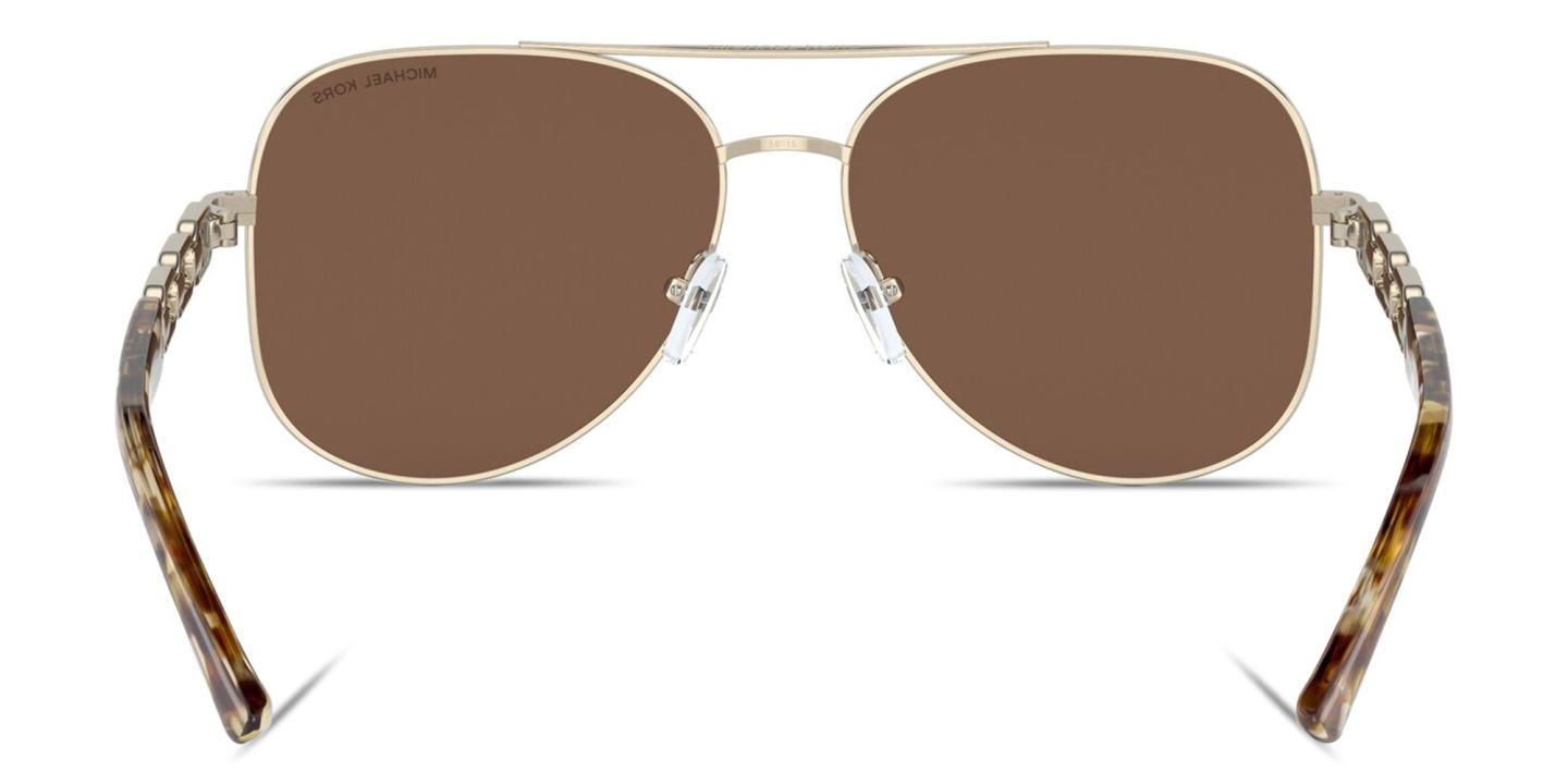 Michael Kors Chianti Pilot Sunglasses in Gold – Product Photo 3
