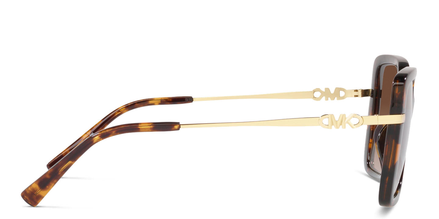Michael Kors Rectangle Sunglasses in Gold – Product Photo 2