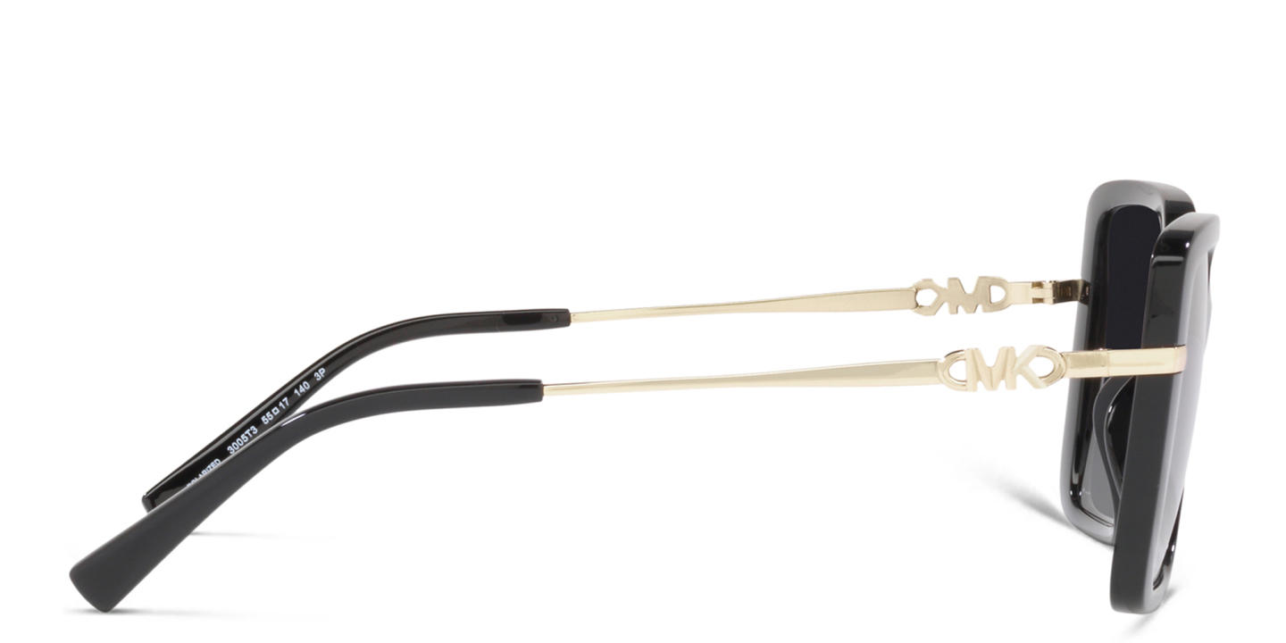 Michael Kors Rectangle Sunglasses in Black – Product Photo 2