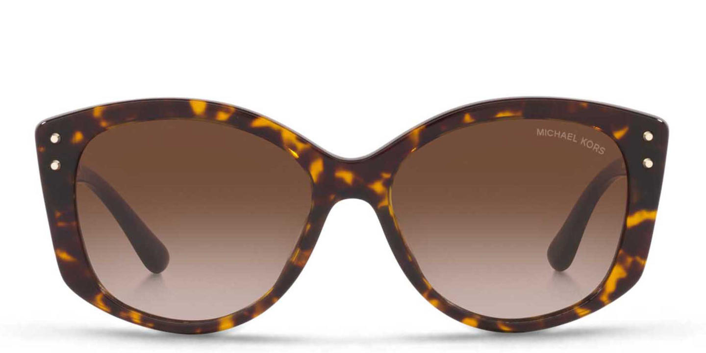 Michael Kors Irregular Sunglasses in Tortoise – Product Photo 0