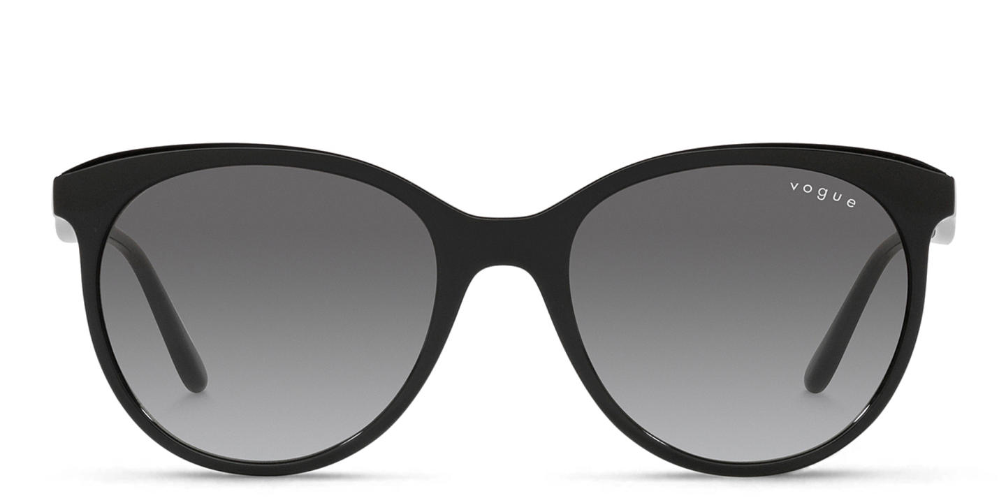 Vogue Eyewear Oversized Round Sunglasses in Black – Product Photo 0