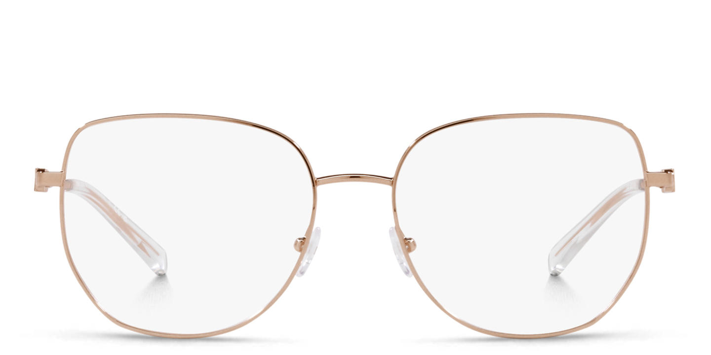 Michael Kors Belleville Square Eyeglasses in Rose Gold – Product Photo 0