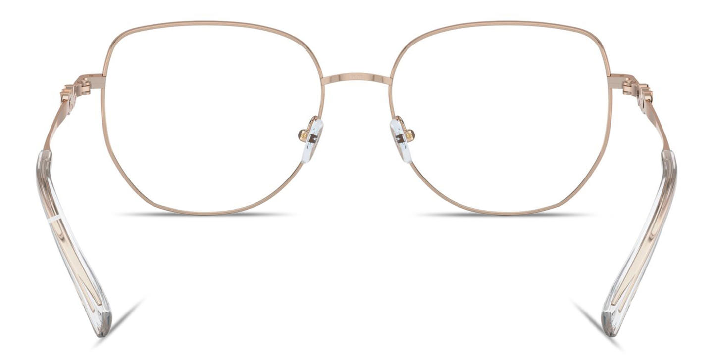 Michael Kors Belleville Square Eyeglasses in Rose Gold – Product Photo 3