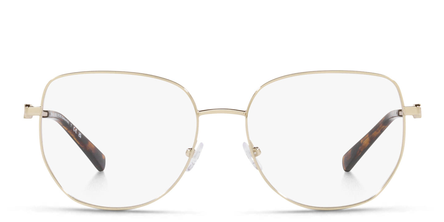 Michael Kors Square Eyeglasses in Gold – Product Photo 0