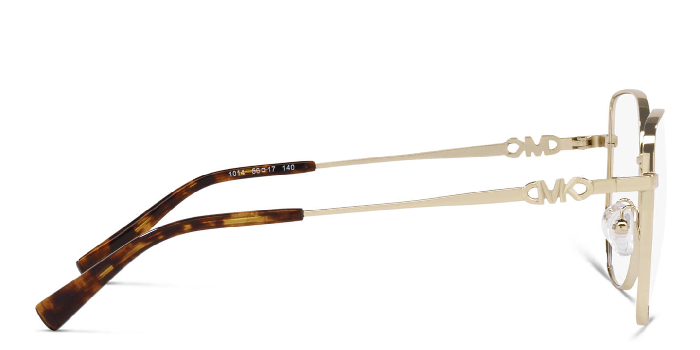 Michael Kors Square Eyeglasses in Gold – Product Photo 2