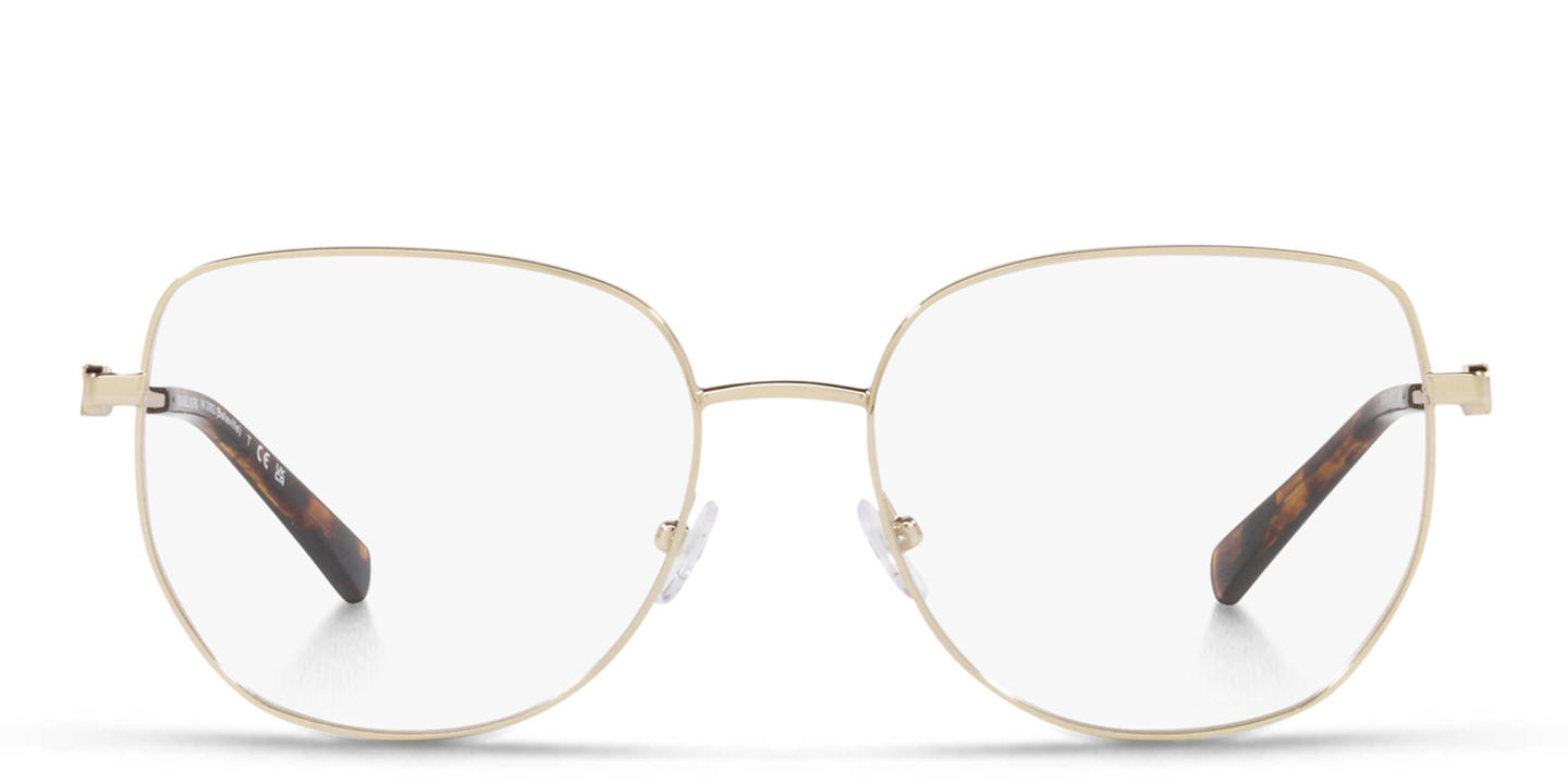 Michael Kors Square Eyeglasses in Gold – Product Photo 0