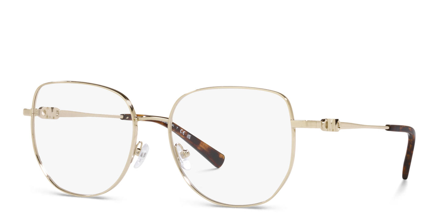 Michael Kors Square Eyeglasses in Gold – Product Photo 1