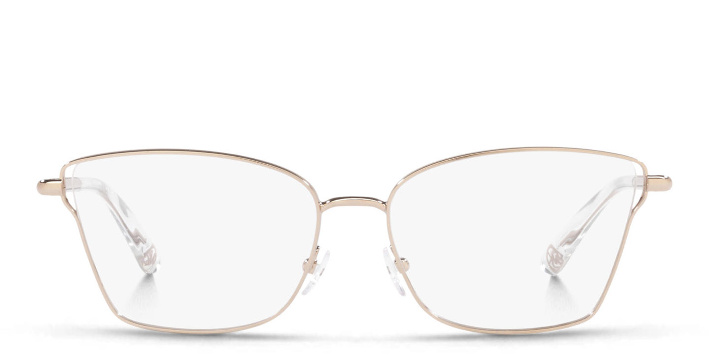Michael Kors Rectangle Eyeglasses in Rose Gold – Product Photo 0