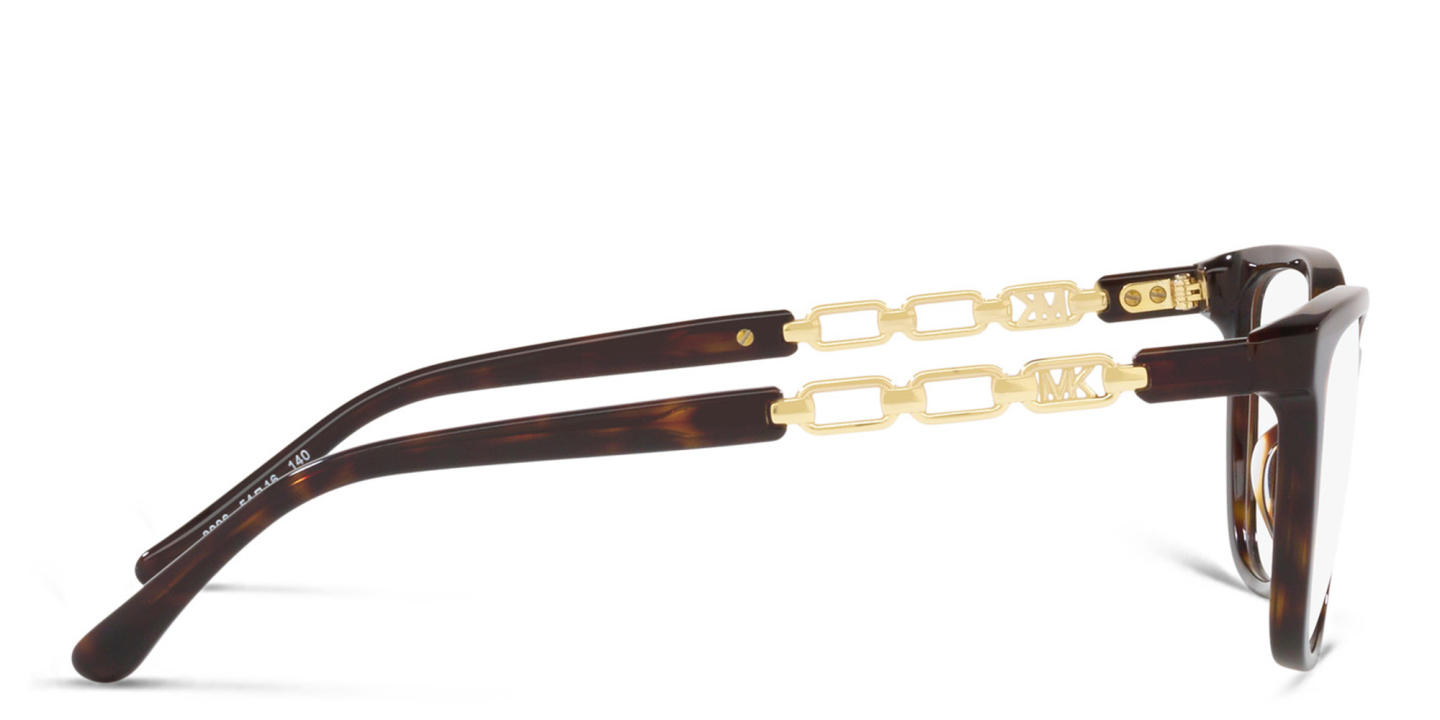Michael Kors Rectangle Eyeglasses in Havana – Product Photo 2