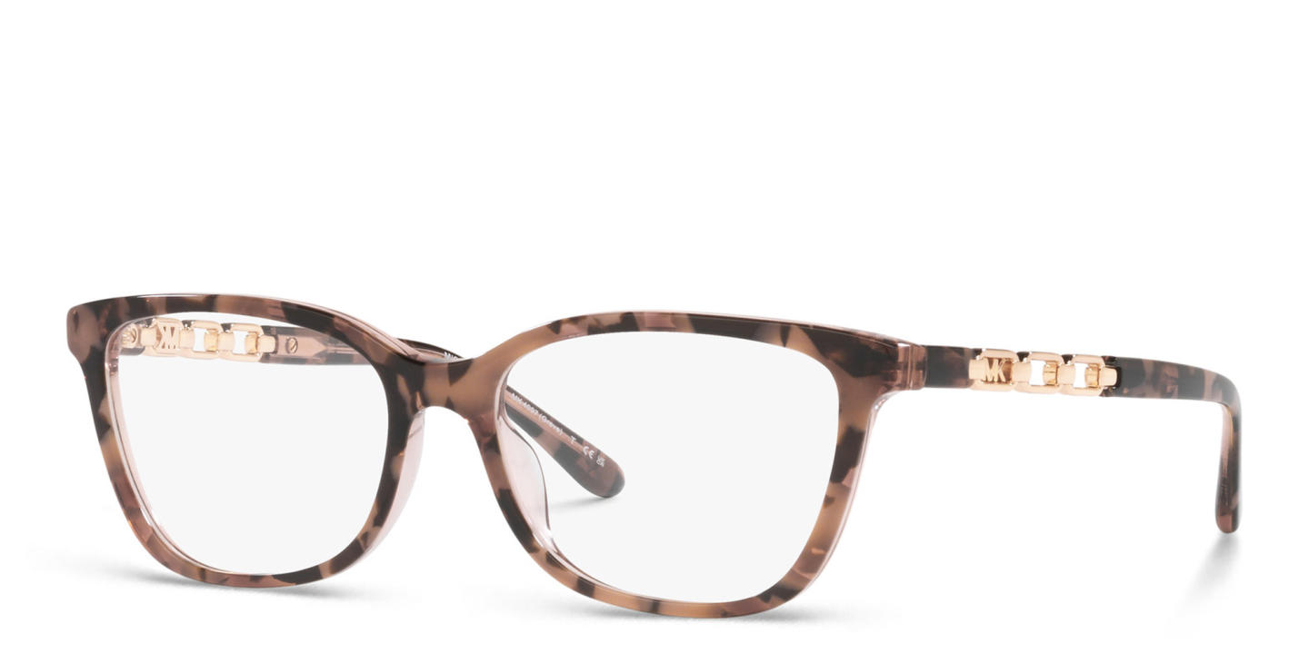 Michael Kors Rectangle Eyeglasses in Tortoise – Product Photo 1