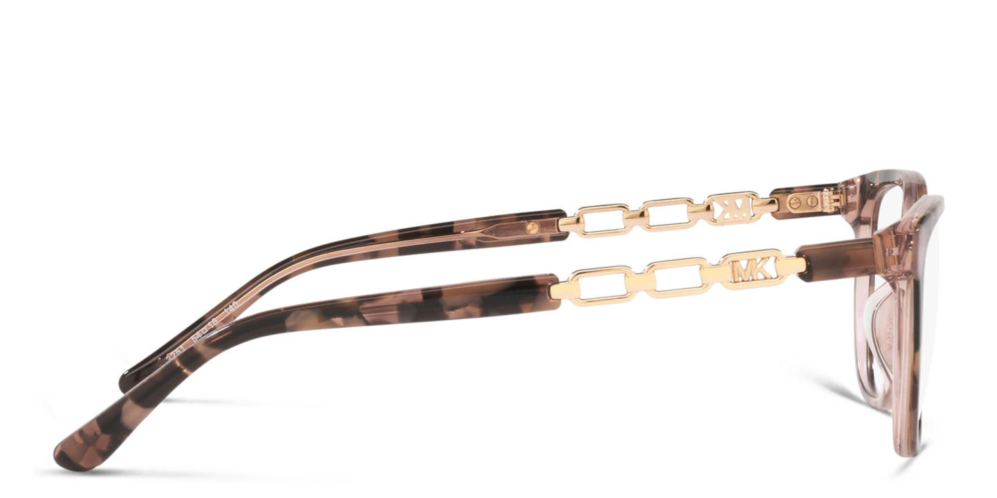 Michael Kors Rectangle Eyeglasses in Tortoise – Product Photo 2