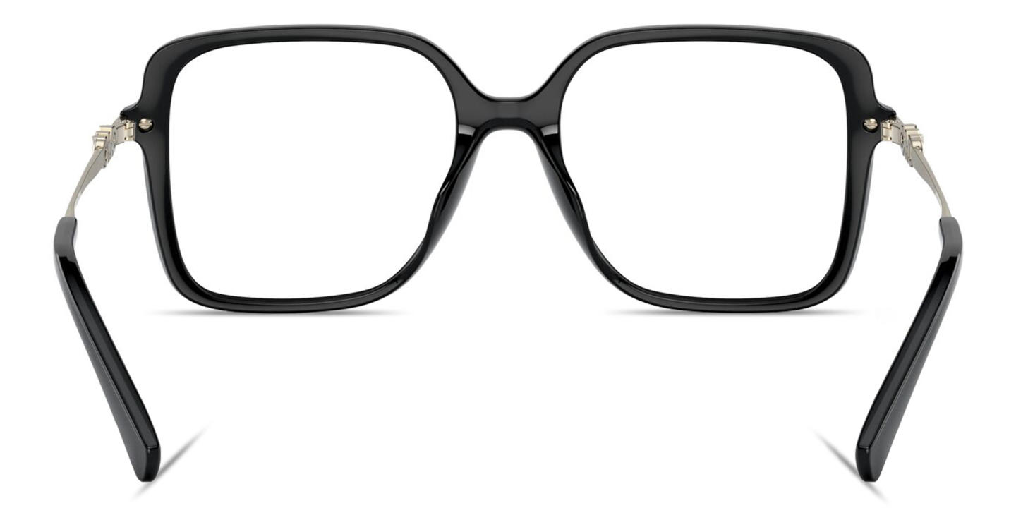 Michael Kors Dolonne Oversized Square Eyeglasses in Black – Product Photo 3